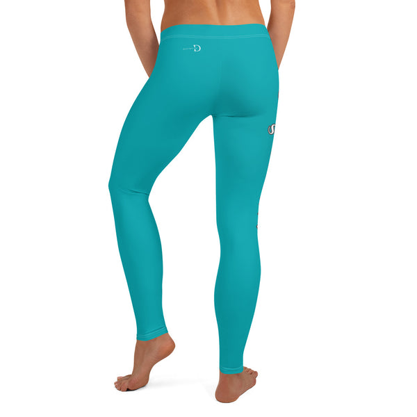 City Terrace - Leggings, Aqua