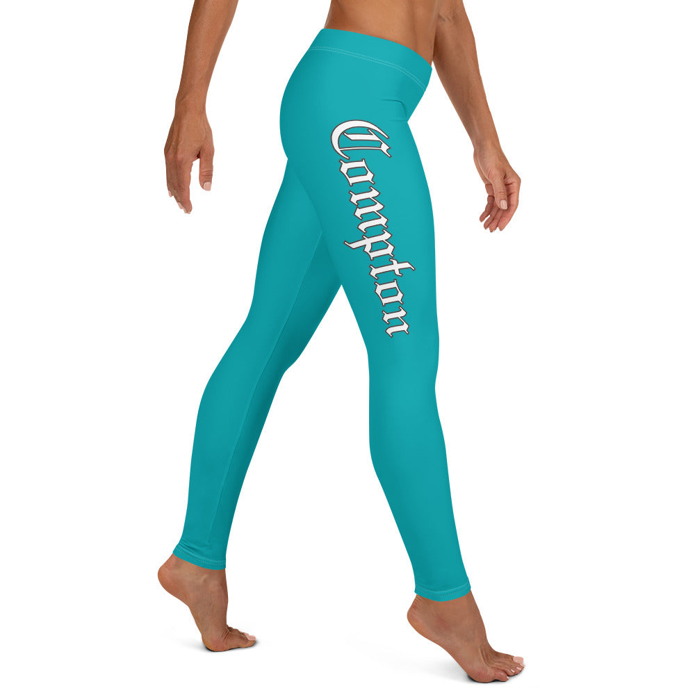 Compton - Leggings, Aqua