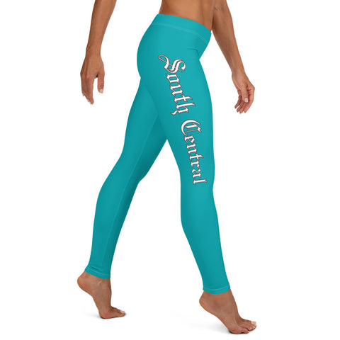 South Central - Leggings, Aqua