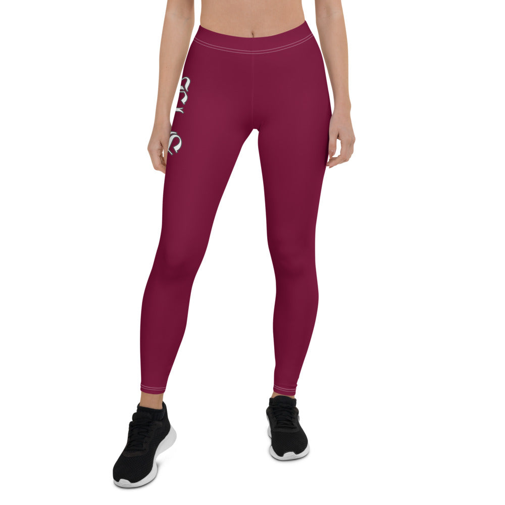 El Sereno - Burgundy - Leggings