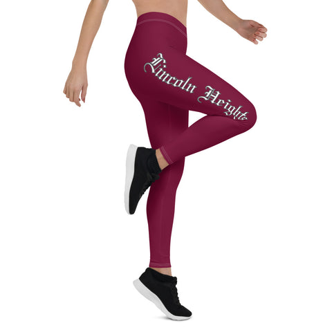 Lincoln Heights - Burgundy - Leggings