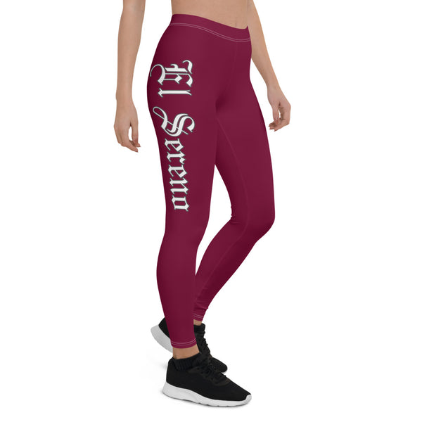 El Sereno - Burgundy - Leggings