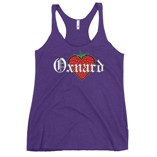 Oxnard Love (Strawberry Heart) - Women's Racerback Tank
