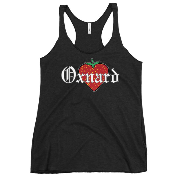 Oxnard Love (Strawberry Heart) - Women's Racerback Tank