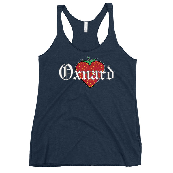 Oxnard Love (Strawberry Heart) - Women's Racerback Tank