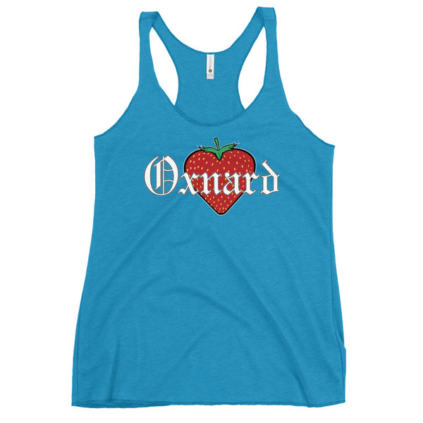 Oxnard Love (Strawberry Heart) - Women's Racerback Tank